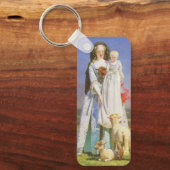  Baa-lammeren van Ford Madox Brown Sleutelhanger (Voorkant)