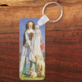 Baa-lammeren van Ford Madox Brown Sleutelhanger (Achterkant)