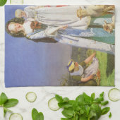  Baa-lammeren van Ford Madox Brown Theedoek (Gevouwen)