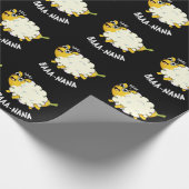 Baa-nana Funny Banana Pun Dark BG Cadeaupapier (Hoek)