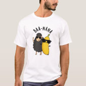 Baa-nana Grappige Banana Puns T-shirt (Voorkant)