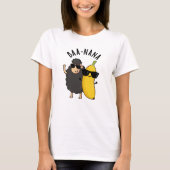 Baa-nana Grappige Banana Puns T-shirt (Voorkant)