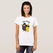 Baa-nana Grappige Banana Puns T-shirt (Voorkant volledig)