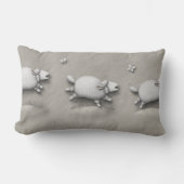 Baa Relief Happy Galloping Sheep Kussen (Voorkant)