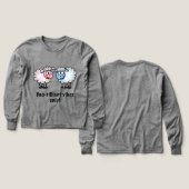 Baa-rilliant - Cute Cartoon Sheep Pair (Voorkant /achterkant)