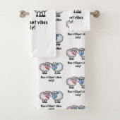 Baa-rilliant - Cute Cartoon Sheep Pair Bad Handdoek (Insitu)