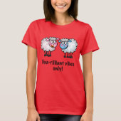 Baa-rilliant - Paar Malse Schapen T-shirt (Voorkant)