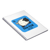 Baa-rium Grappige Schaap Chemie Grappenmakerij  Notitieboek (Rechterzijde)