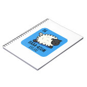 Baa-rium Grappige Schapen Chemie Pun  Notitieboek (Linkerzijde)