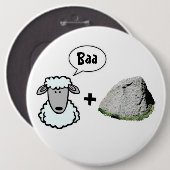 Baa + Rock Button (Voorkant /achterkant)