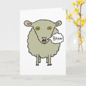 Baa Sheep Kaart (Gele Bloem)