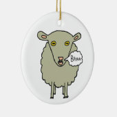Baa Sheep Keramisch Ornament (Rechts)