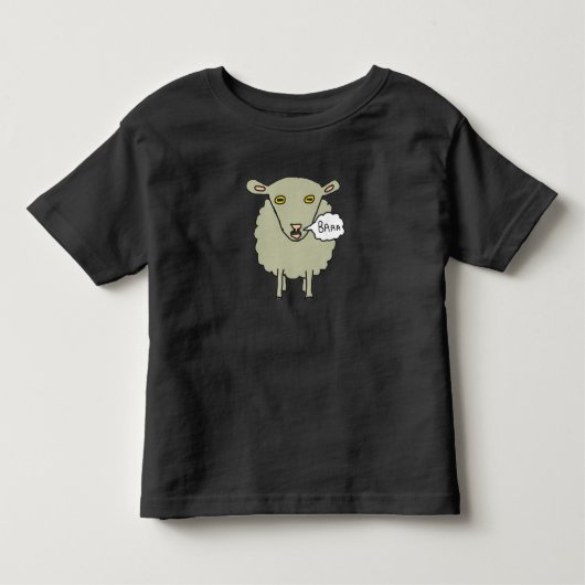 Baa Sheep Kinder Shirts (Voorkant)