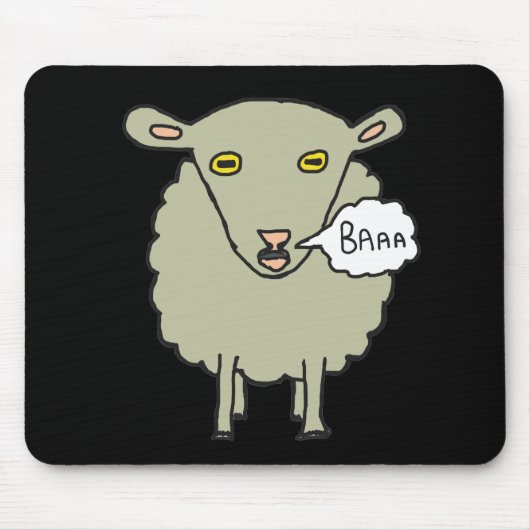 Baa Sheep Muismat (Voorkant)