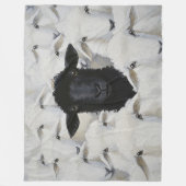 Baa-tle of Individuality Fleece Deken (Voorkant)