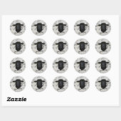 Baa-tle of Individuality Ronde Sticker (Vel)