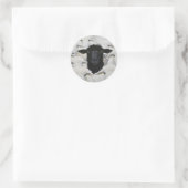 Baa-tle of Individuality Ronde Sticker (Tas)