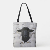 Baa-tle of Individuality Tote Bag (Achterkant)