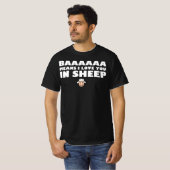 Baaa betekent dat ik van je hou in schapen - grapp t-shirt (Voorkant volledig)