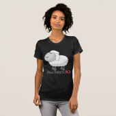 Baaa betekent NEE! T-shirt (Voorkant volledig)