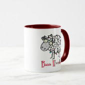 Baaa Humbug-kerstMok Mok (Voorkant rechts)