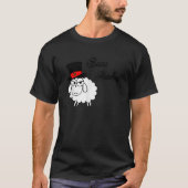 Baaa Humbug Sheep Funny Bah Humbug Holiday Christm T-shirt (Voorkant)