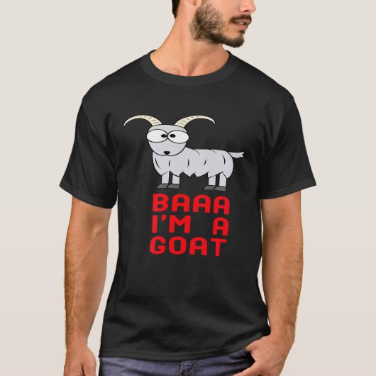 Baaa Ik Ben Een Geit  Geiten T-shirt (Voorkant)