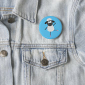 Baaa llerina ronde button 5,7 cm (In situ)