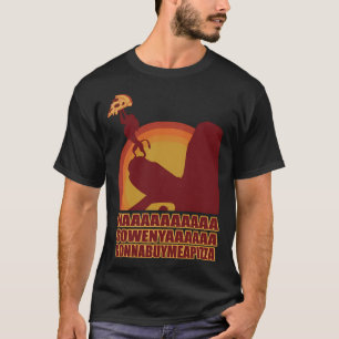 Baaa Sowenya Pizza King Lion T-shirt