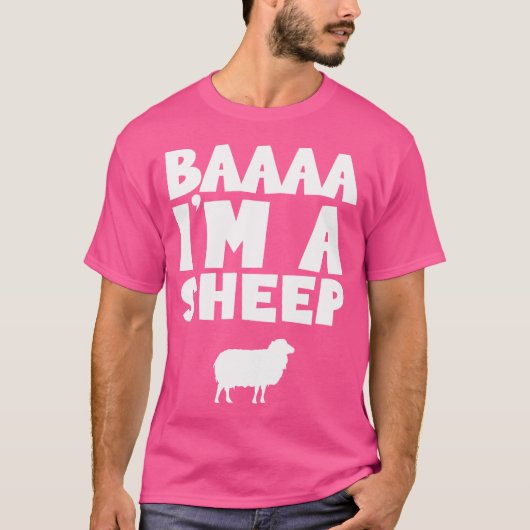 Baaaa, ik ben een schaap t-shirt (Voorkant)