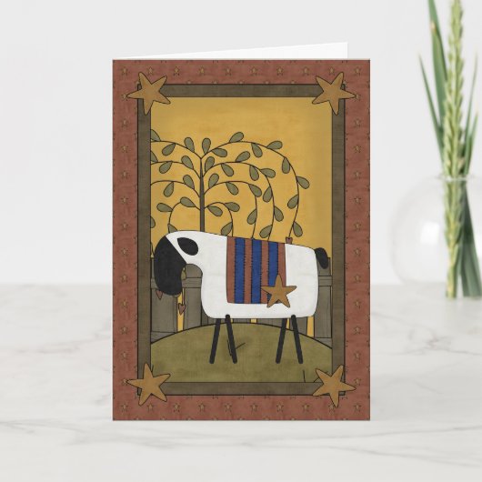 BAAAAA Birthday Sheep Kaart (Voorkant)