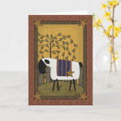 BAAAAA Birthday Sheep Kaart (Gele Bloem)