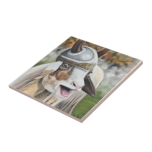 Baaaaa! Naar Valhalaa!   Tegeltje (Zijkant)