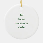 BAAAAAAAAAAAAAA SHEEP ORNAMENT (Achterkant)