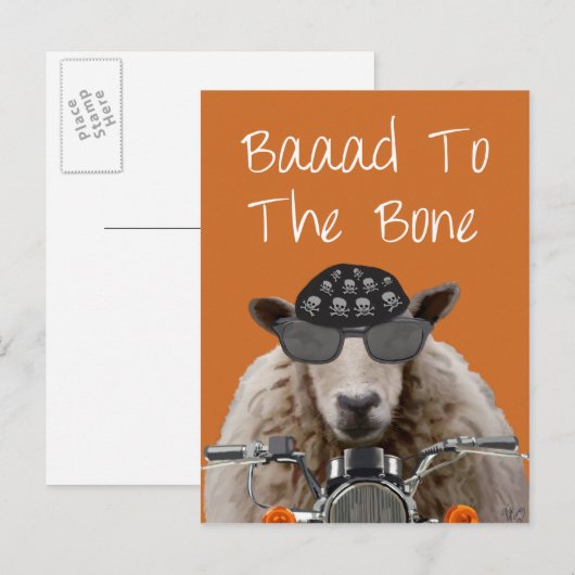 Baaad naar bot 2 briefkaart (Voorkant / Achterkant)