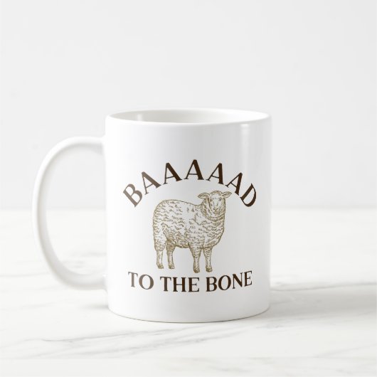 Baaad naar de bot koffiemok (Links)