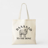 Baaad naar de bot tote bag (Achterkant)