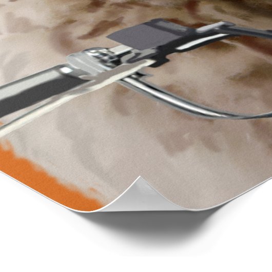 Baaad naar de botte poster (Hoek)