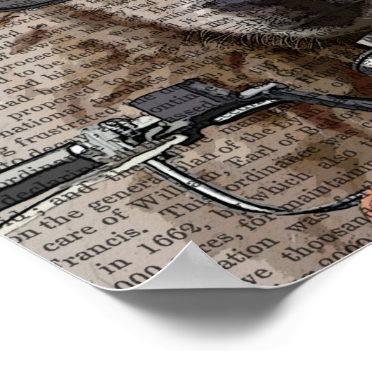 Baaad naar de botte poster (Hoek)