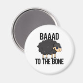 Baaad naar de zwarte schaap van het bot magneet (Voorkant / Achterkant)