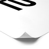 Baaad naar de zwarte schaap van het bot poster (Hoek)