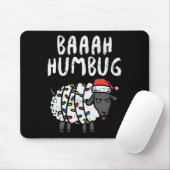 Baaah Humbug Schaap Xmas Lights Fun Anti Kerst Muismat (Met muis)