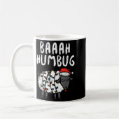 Baaah Humbug Sheep Xmas Lights Funny Anti Christma Koffiemok (Links)