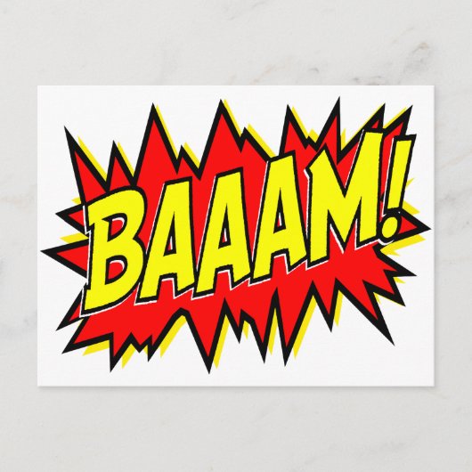 BAAAM! BRIEFKAART (Voorkant)