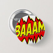 BAAAM. RONDE BUTTON 5,7 CM (Voorkant /achterkant)
