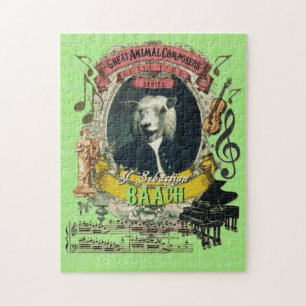 Baach Great Animal Composer Bach Parody Legpuzzel