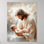 Baad in de Liefde, Christelijke Kunst, Kunst voor  Poster (Voorkant)