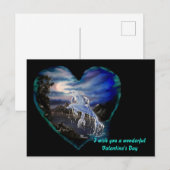 Baai bij nacht, Dolphin Love Briefkaart (Voorkant / Achterkant)