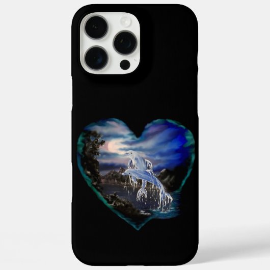 Baai bij nacht, Dolphin Love Case-Mate iPhone Case (Achterkant)