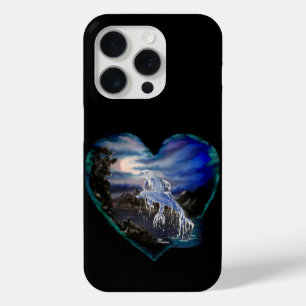 Baai bij nacht, Dolphin Love iPhone 15 Pro Case